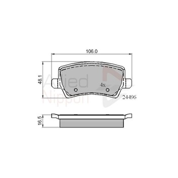 Image for Brake Pad Set
