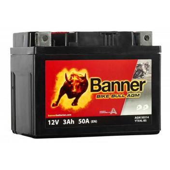 Image for Banner Bike Bull AGM Battery - 12V/3Ah