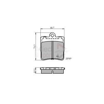 Image for Brake Pad Set