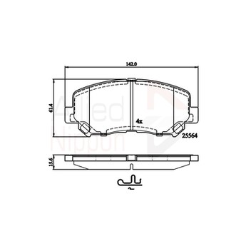 Image for Brake Pad Set