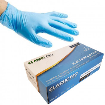 Image for Blue Nitrile Gloves - Medium