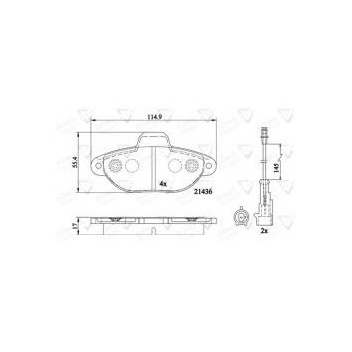 Image for Allied Nippon Brake Pads