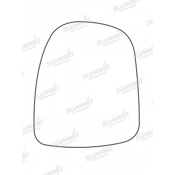 Image for Mirror Glass for Vauxhall Vivaro Traffic 2002 - 2014 - Right Hand Side
