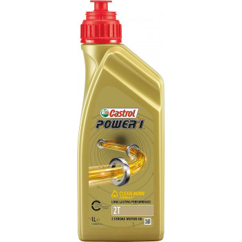 Image for Castrol Power 1 2T Semi Synthetic Engine Oil - 1 Litre