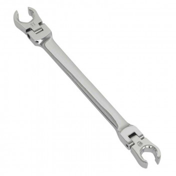 Image for Sealey Flexi Head Flare Nut Spanner - 10/11mm