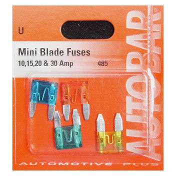 Image for Assorted Mini Blade Fuses - Pack 4