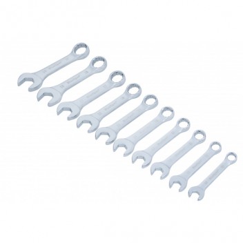 Image for BlueSpot Metric Stubby Spanner Set - 10 Pieces (10-19mm)