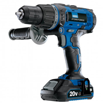 Image for Draper Storm Force® 20V Combi Drill - (2 x 2.0Ah Batteries 1 x Charger)