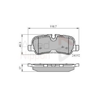 Image for Allied Nippon Brake Pads