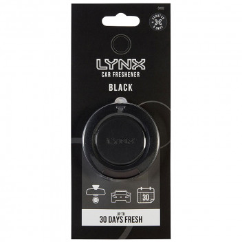 Image for Lynx 3D Hanging Car Freshener - Black