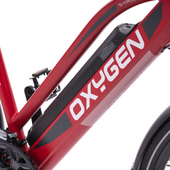 Oxygen S-Cross ST MKII e-Bike 13ah Matt Red - 17" Frame Image for Oxygen S-Cross ST MKII e-Bike 13ah Matt Red - 17" Frame