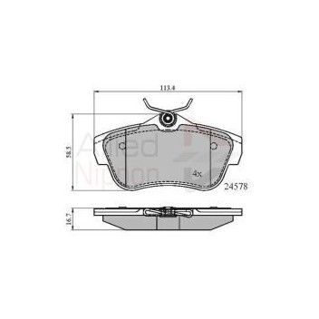 Image for Allied Nippon Brake Pads