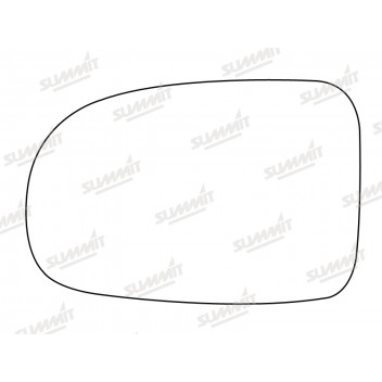 Image for Mirror Glass Vauxhall Corsa 2001 To 06 Tigra 04 - Left Hand Side