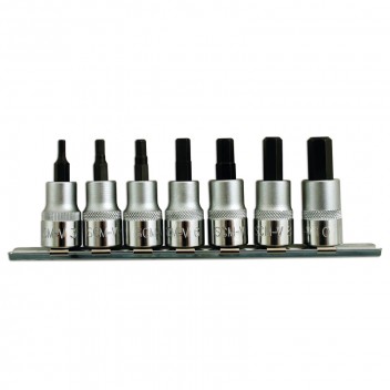 Image for Hex Bit Set - MM 3/8" Drive - 7 Piece