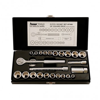 Image for Kamasa 3/8"D Socket Set - 25 Piece