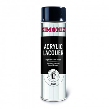 Image for Simoniz Gloss Acrylic Spray Paint - Clear Lacquer - 500ml