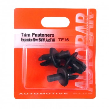 Image for Trim Fasteners Expansion Rivet - Black (Audi, BMW, Mercedes)