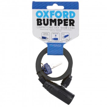 Image for Oxford Bumper Cable Lock 6mm - Smoke