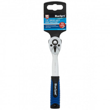 Image for Blue Spot 1/4" Drive Soft Grip Ratchet