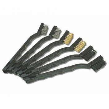 Image for Toolzone Mini Wire Brush Set - 6 Piece