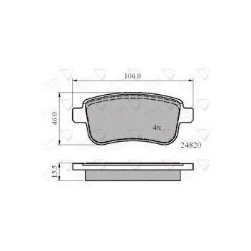 Image for Allied Nippon Brake Pads