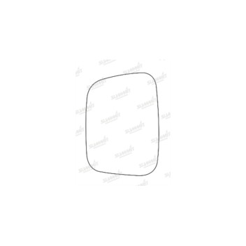 Image for MIRROR GLASS VW Caddy 06> (LH)/T5 Caravelle 03>