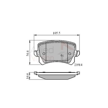 Image for Brake Pad Set