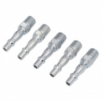 Image for BlueSpot 1/4" BSP Male Air Fittings - 5 Piece