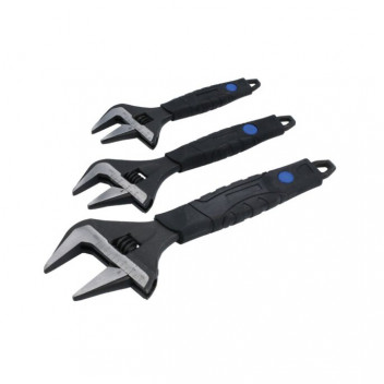 Image for Laser Tools Wide Mouth Adjustable Wrench Set - 3 Pack