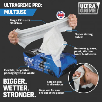 Image for Ultra Grime XXL Multiuse Cloth Wipes (5900) - 100 Pack