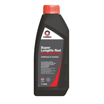Image for Comma Super Longlife Red Anti-freeze - 1 Litre