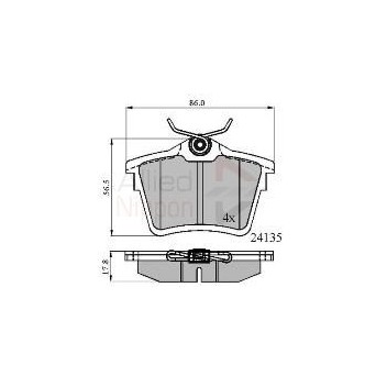 Image for Allied Nippon Brake Pads