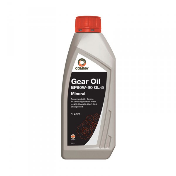 Comma EP80W-90 GL-5 Gear Oil - 1 Litre image