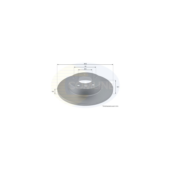 (BP) Comline Brake Disc  (Single) image