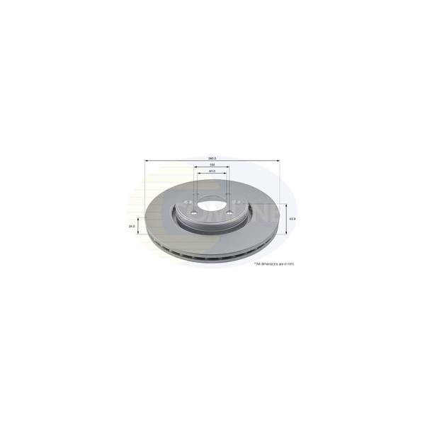 (BP) Comline Brake Disc  (Single) image