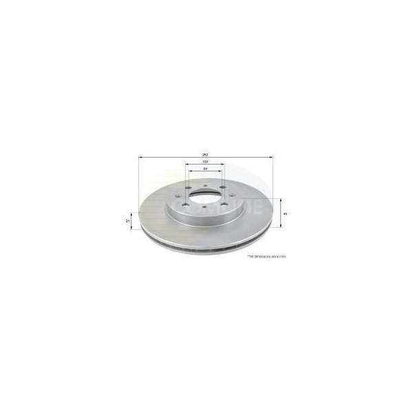 COMLINE BRAKE DISC  (SINGLE) image
