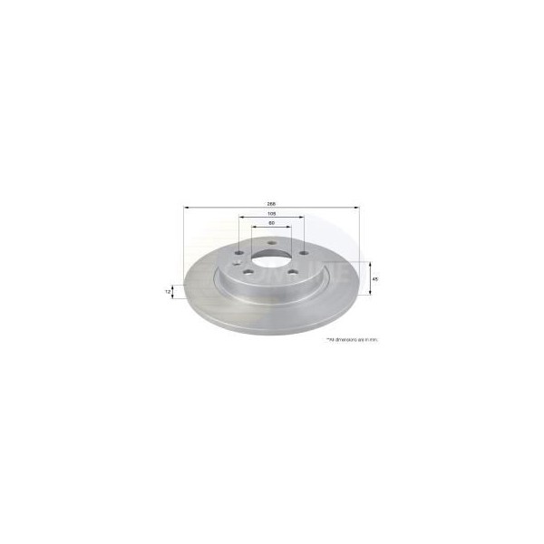 Comline Brake Disc  (Single) image