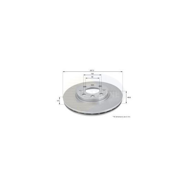COMLINE BRAKE DISC  (SINGLE) image