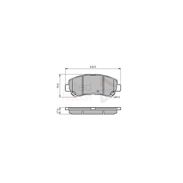 Allied Nippon Brake Pads image