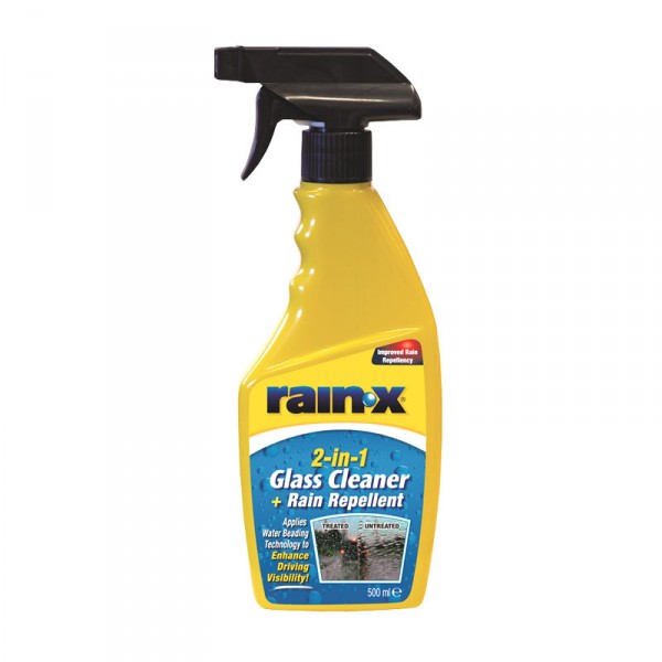 RainX 2In1 Glass Cleaner 500ml Wilco Direct