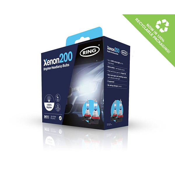 Ring Automotive Xenon 200 Upgrade Bulbs - H11 image