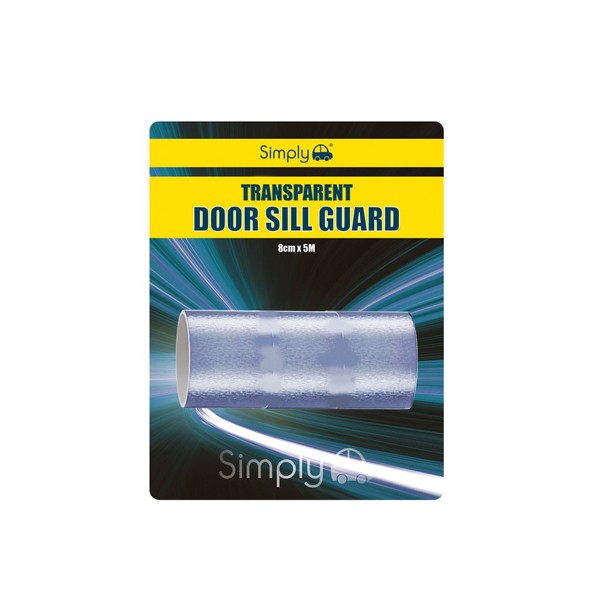 Transparent Door Sill Guard 8cm x 5m Wilco Direct