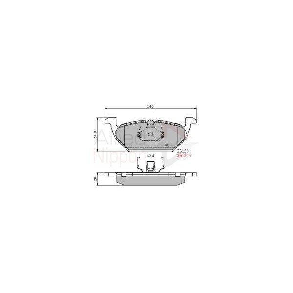Allied Nippon Brake Pads image