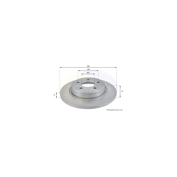 (BP) Comline Brake Disc  (Single) image
