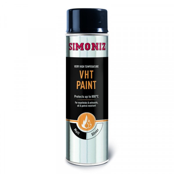 Simoniz Very High Temperature Silver Paint 500ml Wilco Direct