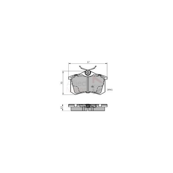 Allied Nippon Brake Pads image