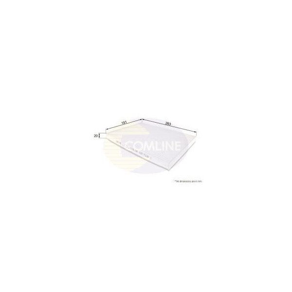 Comline Cabin Pollen Paper Filter image