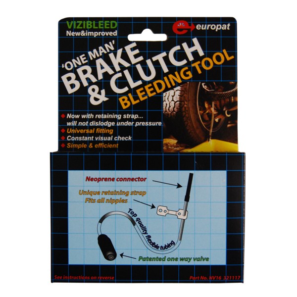 Vizibleed Single Bleeder Brake and Clutch Bleeding Tool Wilco Direct