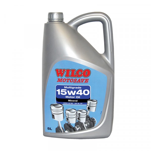 Wilco 15W40 Multigrade Motor Oil 5 Litres Wilco Direct