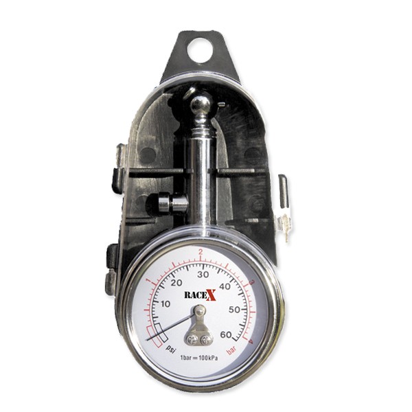 Race X Tyre Pressure Gauge with Dial Wilco Direct